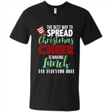 Spread Christmas Cheer Lunch Family Xmas Gift Ls - Men's V-Neck