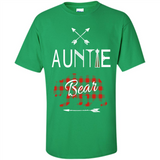 Aunt Shirt Buffalo Plaid Family Camp Bear Tee - Shirt