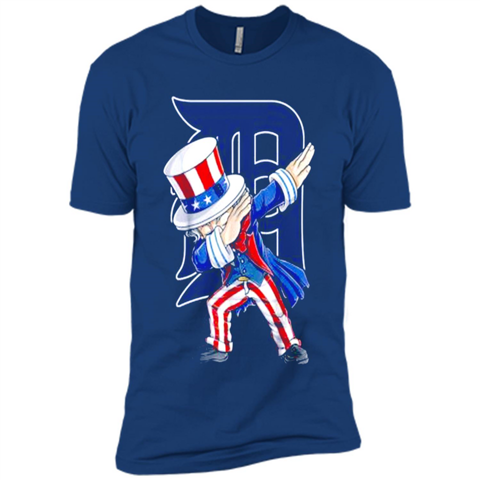 MLB DETROIT TIGERS UNCLE SAM DABBING INDEPENDENCE DAY
