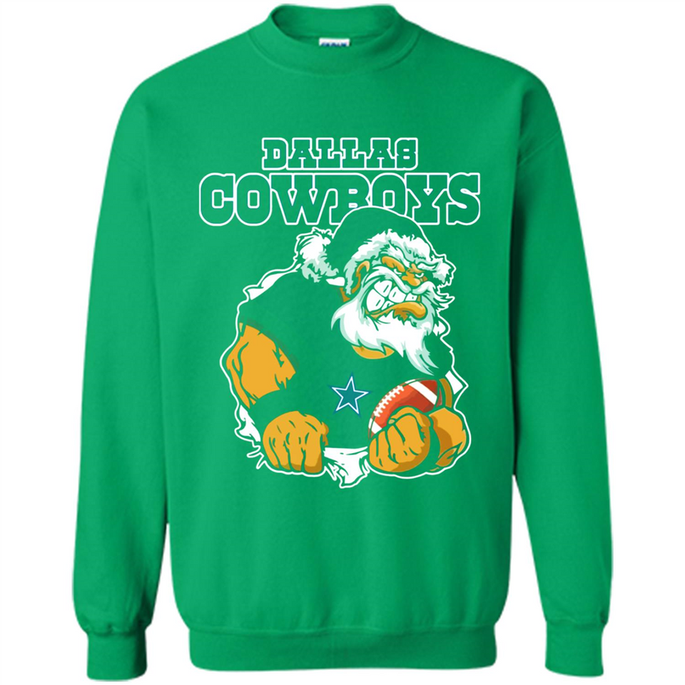 Grumpy Santa Claus Dallas Cowboys Football Team PINGPONG