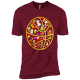 Basketball Christmas Ornament - Premium Short Sleeve T-Shirt