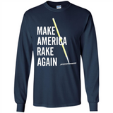 Make America Rake Again California Fires Paradise Youth T-Shirt PINGPONG - Long Sleeve T-Shirt