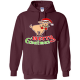 Christmas Merry Goatmas Goat Shirt Santa Hat - Hoodie