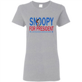 Snoopy for President - Ladies Short-Sleeve