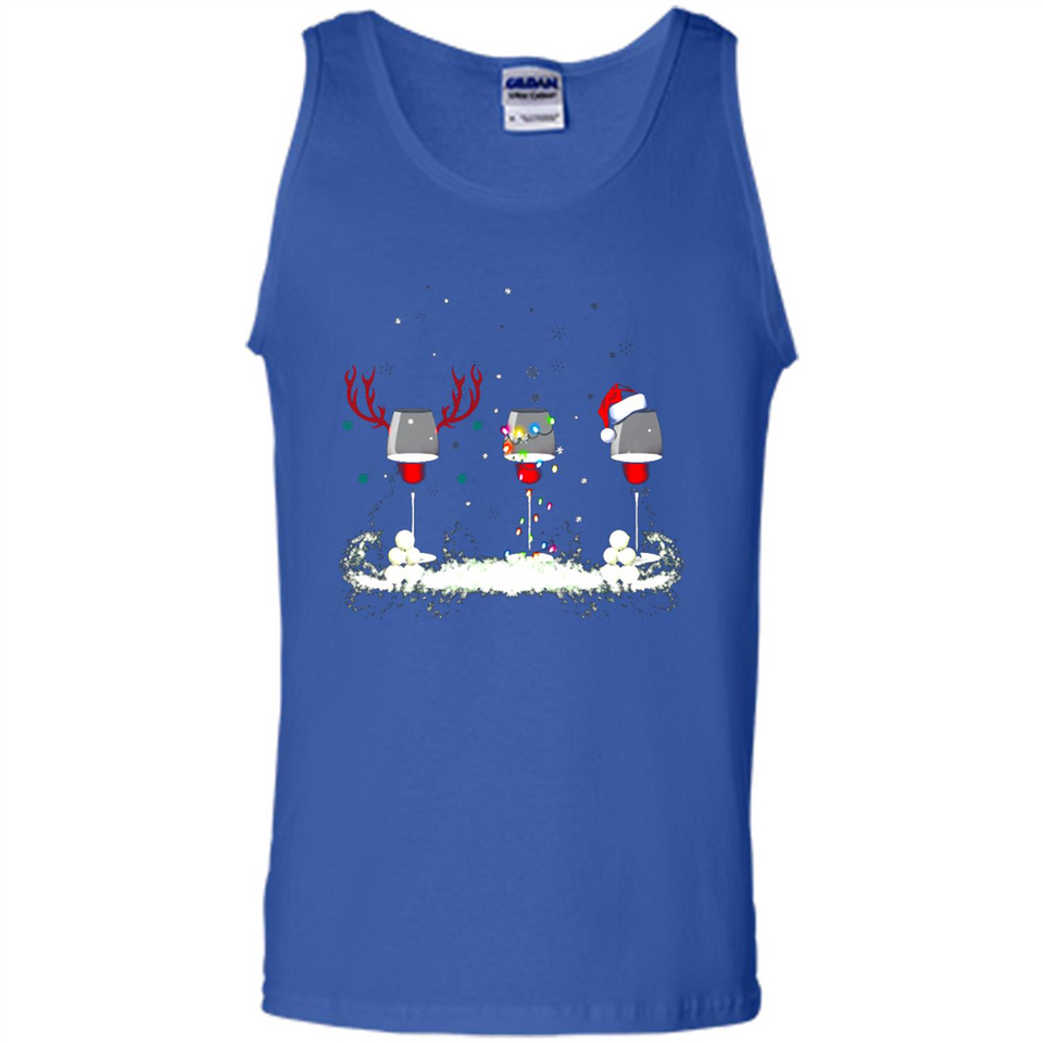Christmas Red Wine - Merry Xmas T-Shirt - Tank Top