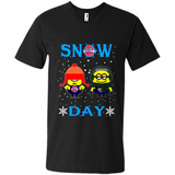 Snow Day Shirt For Detroit Pistons Vs Minion Fans pingpong