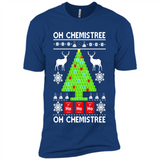 Oh Chemistree, Oh Chemistree Christmas Ugly Sweater - Premium Short Sleeve T-Shirt