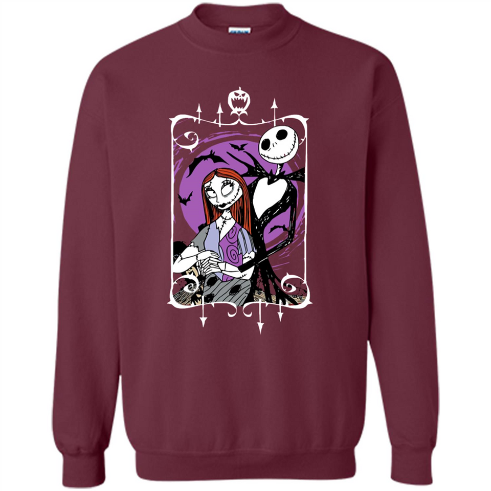 Disney Nightmare Before Christmas Jack And Sally T-Shirt - Sweatshirt