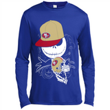 Jack Skellington The Nightmare Before Christmas-49ers Football - Canvas Long Sleeve T-Shirt