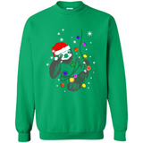 Cute Christmas Choloepus Sloth Santa Led Light Mug - Sweatshirt