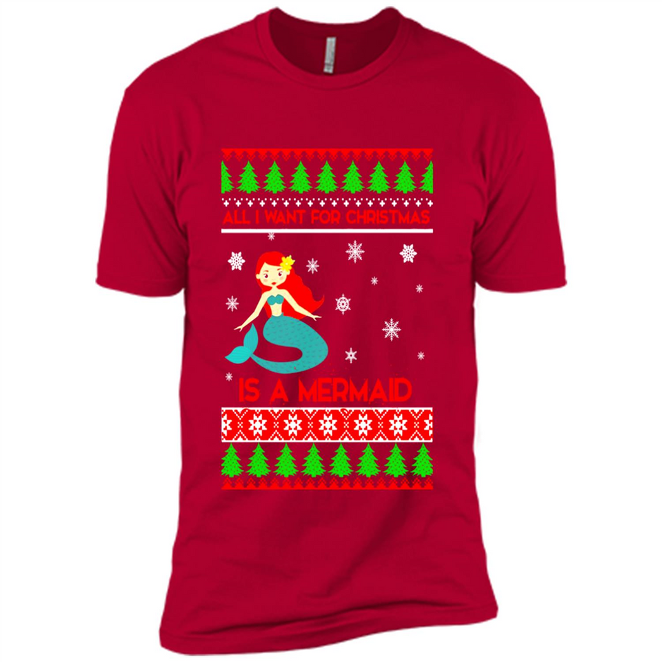 All I Want For Christmas Is A Mermaid ugly PINGPONG