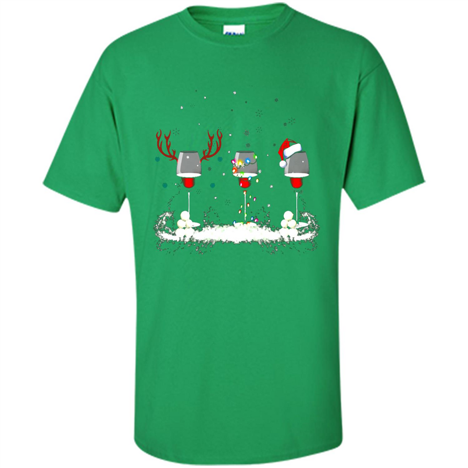 Christmas Red Wine - Merry Xmas T-Shirt - Shirt