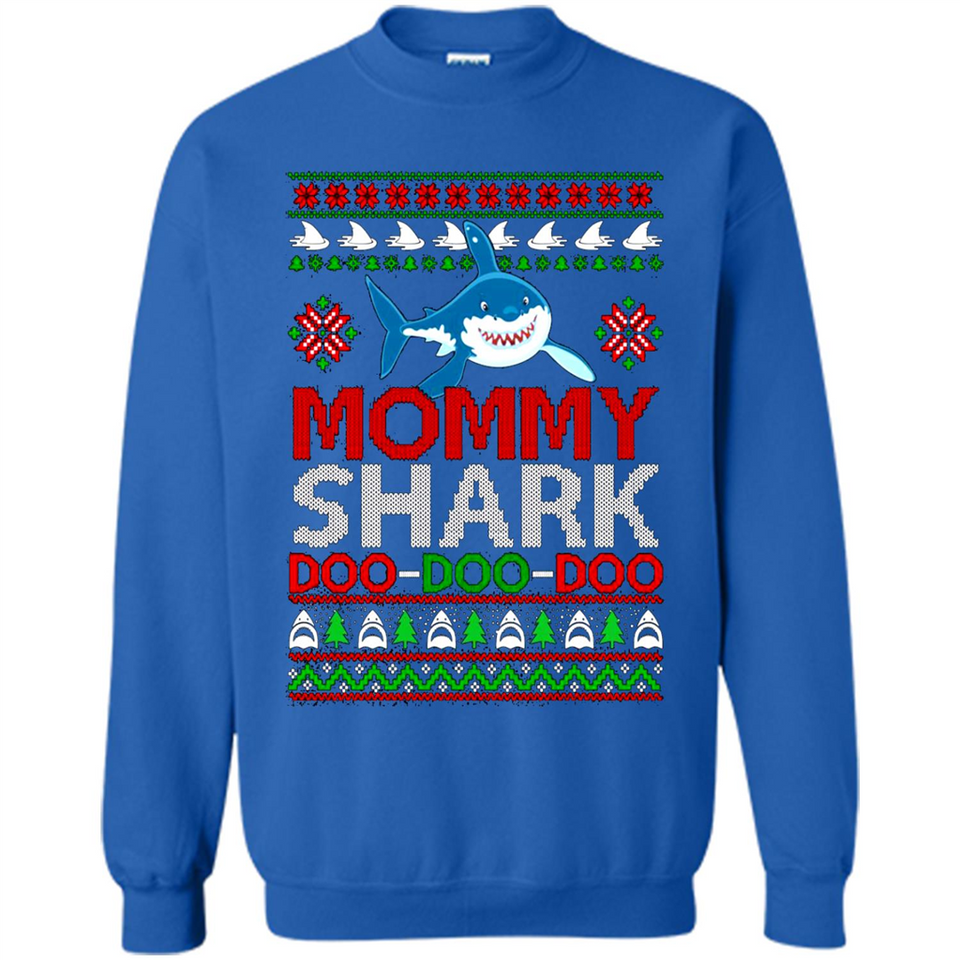 Mommy shark Doo Doo Doo Christmas sweatshirt PINGPONG