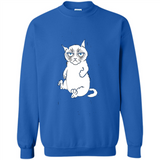 annoyed kitty touchy kitty grouchy ball of fur noody kitty PING PONG