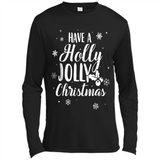 Have A Holly Jolly Christmas - Canvas Long Sleeve T-Shirt