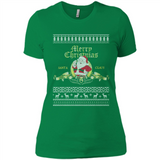 Christmas Santa Goldwyn Mayer Logo - Ladies' Boyfriend T-Shirt
