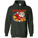 Grumpy Santa Claus San Francisco 49ers Football Team PINGPONG