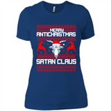Merry Antichristmas Satan Claus - Ladies' Boyfriend T-Shirt