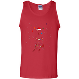 Doberman Santa Lights Christmas Dog Xmas Sweatshirt - Tank Top