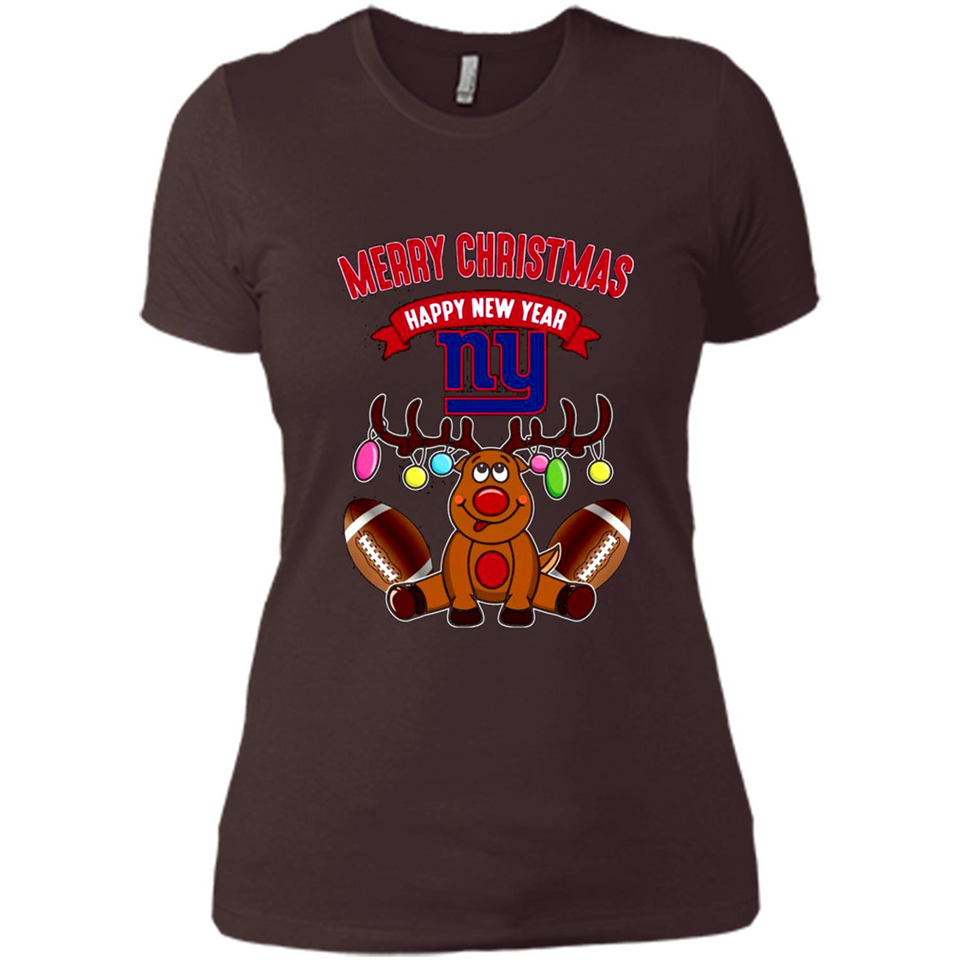 New York Giants NFL Reindeer Funny Merry Christmas And Happy New Year