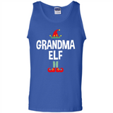 Grandma Elf Shirt -Family Matching Christmas Pajamas - Tank Top