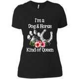 I'm A Dog & Horse Shirt Animal Lover Gift