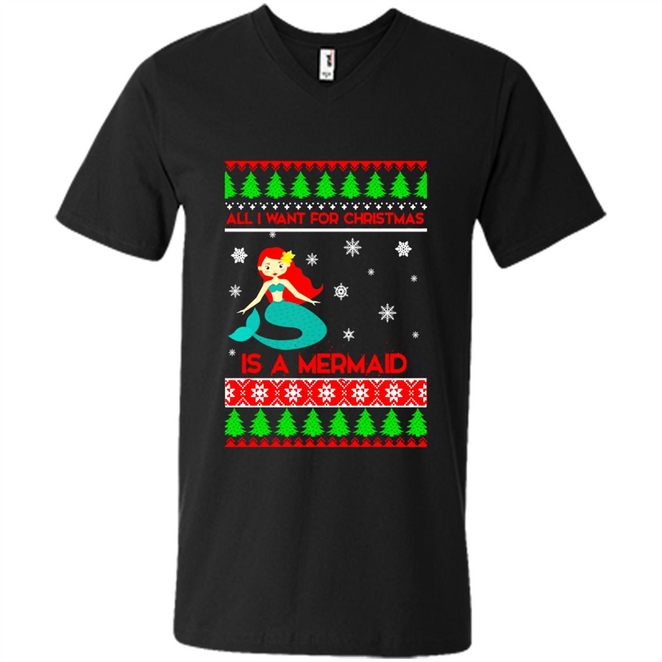 All I Want For Christmas Is A Mermaid ugly PINGPONG