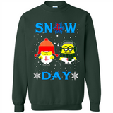 Snow Day Shirt For Houston Rockets Vs Minion Fans pingpong