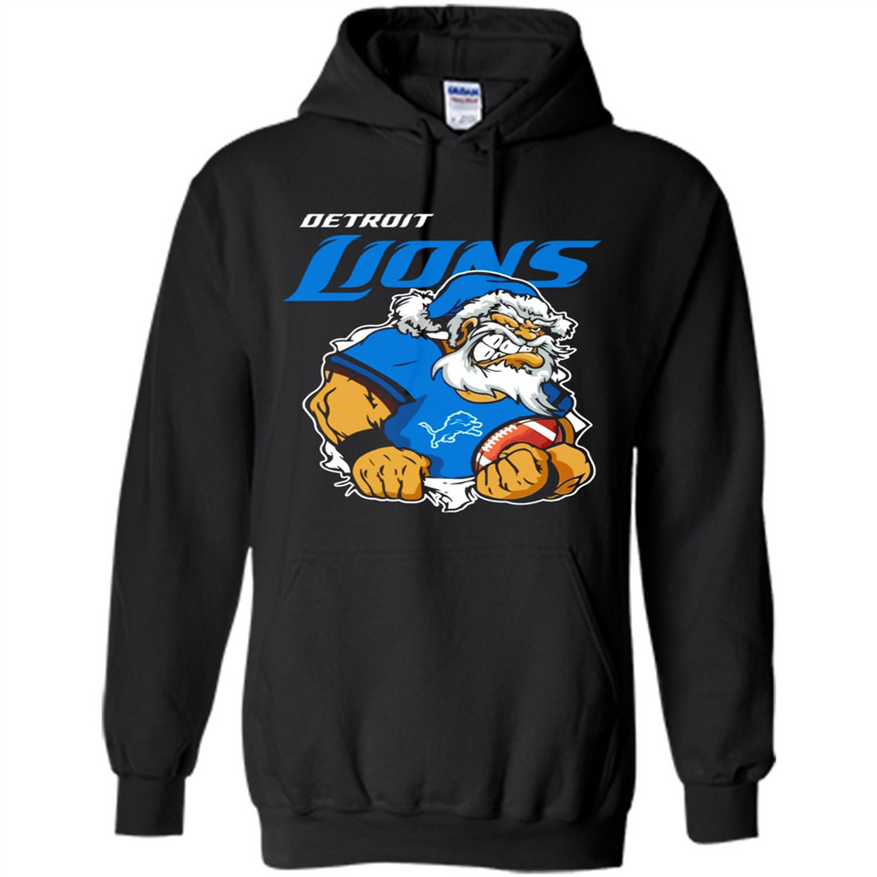 Grumpy Santa Claus Detroit Lions Football Team PINGPONG