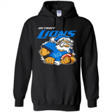 Grumpy Santa Claus Detroit Lions Football Team PINGPONG