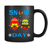 Snow Day Shirt For Chicago Blackhawks Vs Minion Fans pingpong