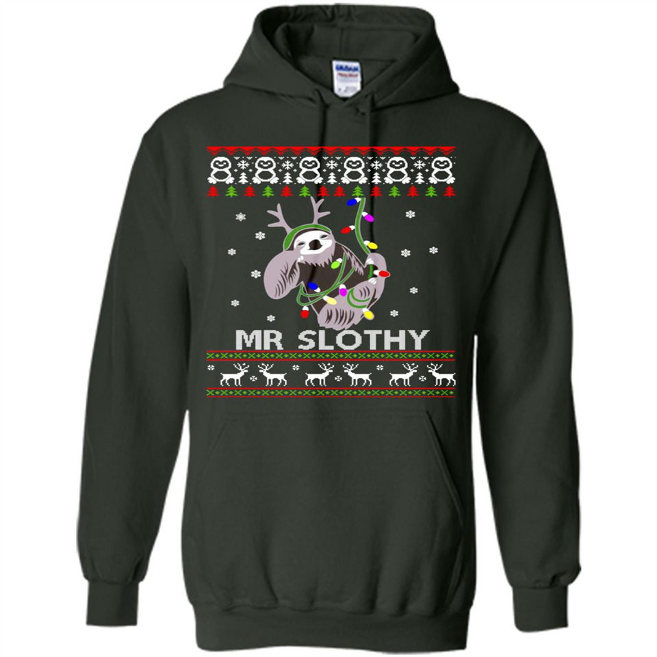 Mr Slothy Christma - Hoodie