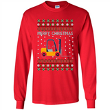 Merry Christmas Forklift ugly sweatshirt PINGPONG