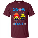 Snow Day Shirt For Detroit Pistons Vs Minion Fans pingpong