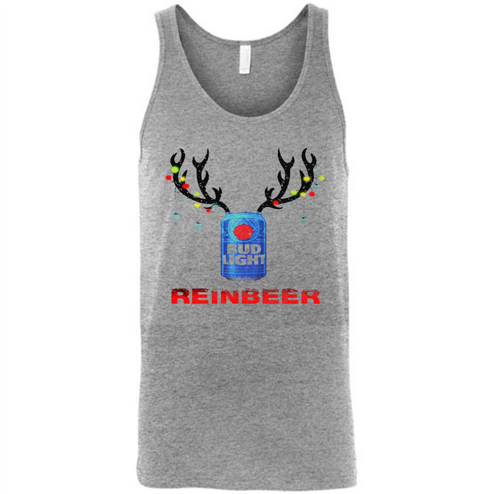 Bud light reinbeer Christmas - Canvas Unisex Tank