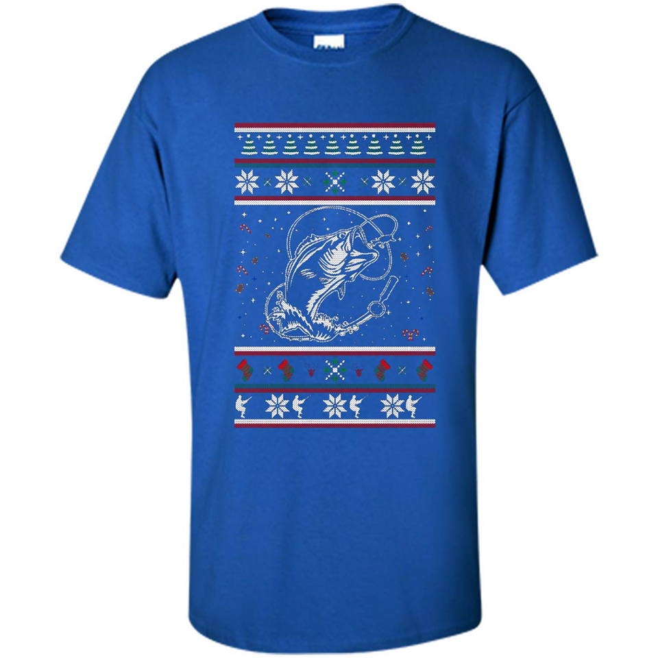 Christmas Ugly Sweater Fishing Ugly Christmas Sweater - Shirt