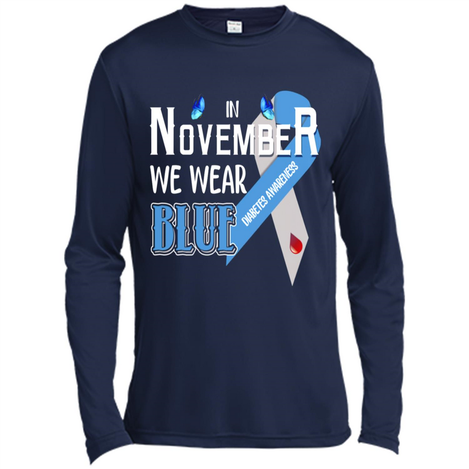November We Wear Blue Diabetes Awareness