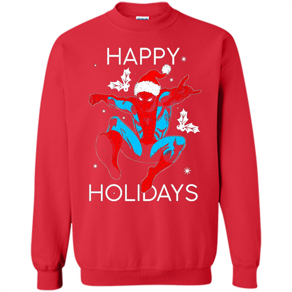 Marvel Spider Man Happy Holidays Santa Christmas Mug PINGPONG - Sweatshirt
