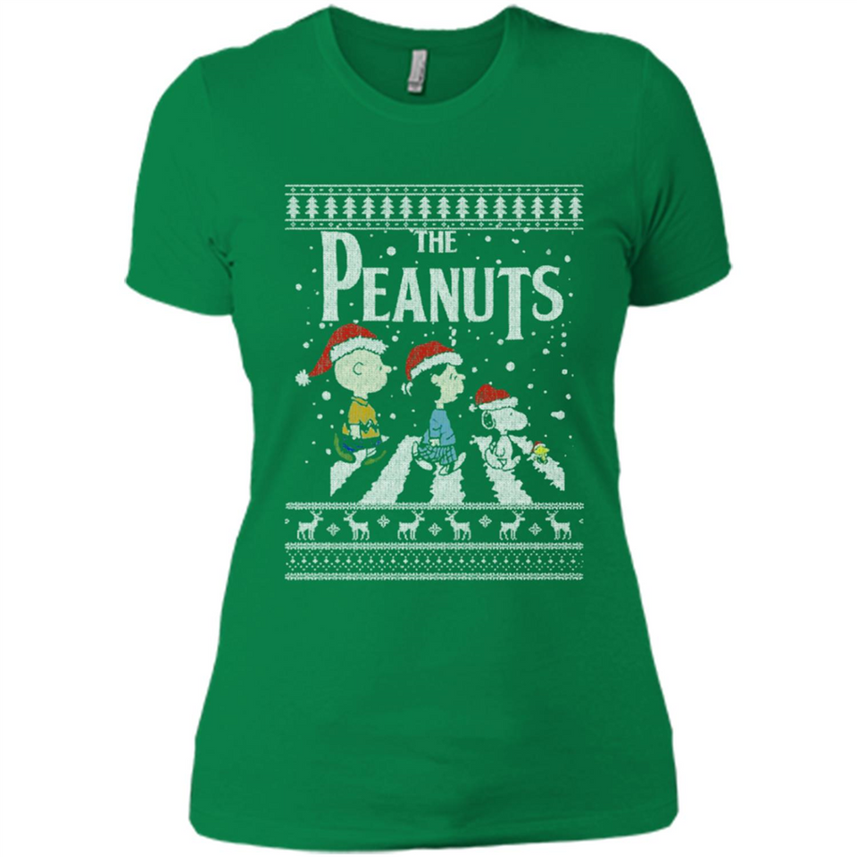 Snoopy Peanuts Ugly Christmas - Ladies' Boyfriend T-Shirt