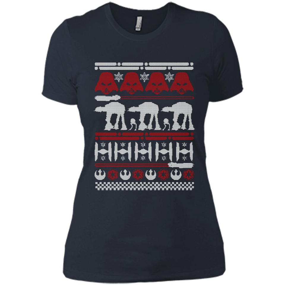 Star Wars - Christmas on Hoth - Ladies' Boyfriend T-Shirt