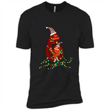Christmas Lights Sloth Long Sleeve Santa Sloth - Premium Short Sleeve T-Shirt