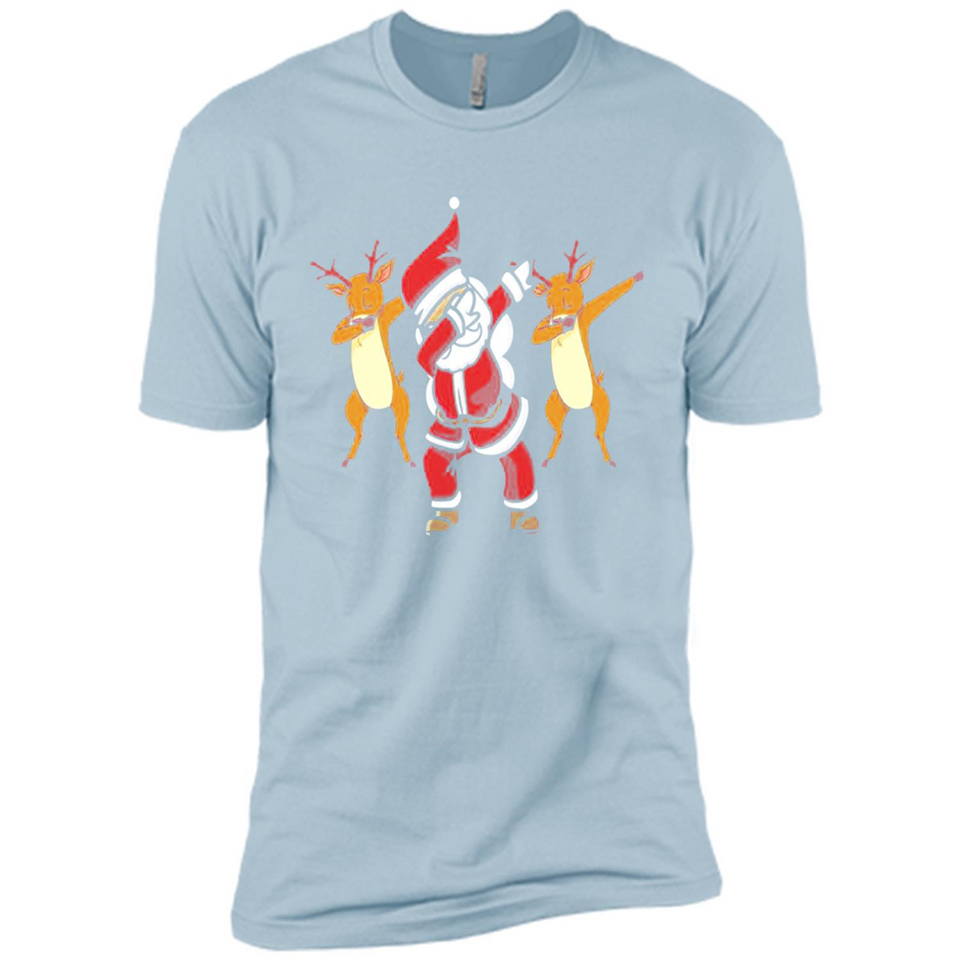 Dabbing Santa - Funny Santa Claus Christmas Dab - Premium Short Sleeve T-Shirt