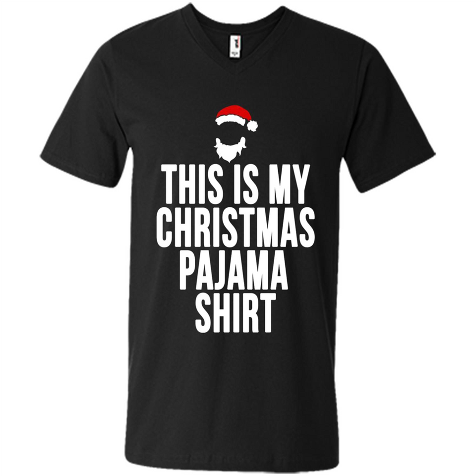 This is my pajama Tshirt Christmas - Men's V-Neck
