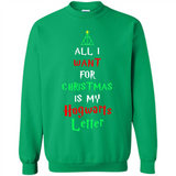 All I want for Christmas is my letter sweater PINGPONG
