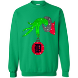 GRINCH HAND HOLDING DETROIT TIGERS GLITTER CHRISTMAS PINGPONG