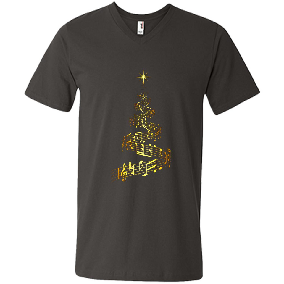 Music Note Christmas Tree Xmas Music Lover Mug PINGPONG - Men's V-Neck