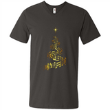 Music Note Christmas Tree Xmas Music Lover Mug PINGPONG - Men's V-Neck