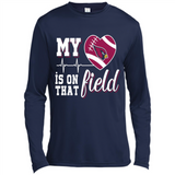 Arizona Cardinals Football My Heart is on that Field - Canvas Long Sleeve T-Shirt