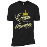 Queens Are Born In November Golden T-Shirt