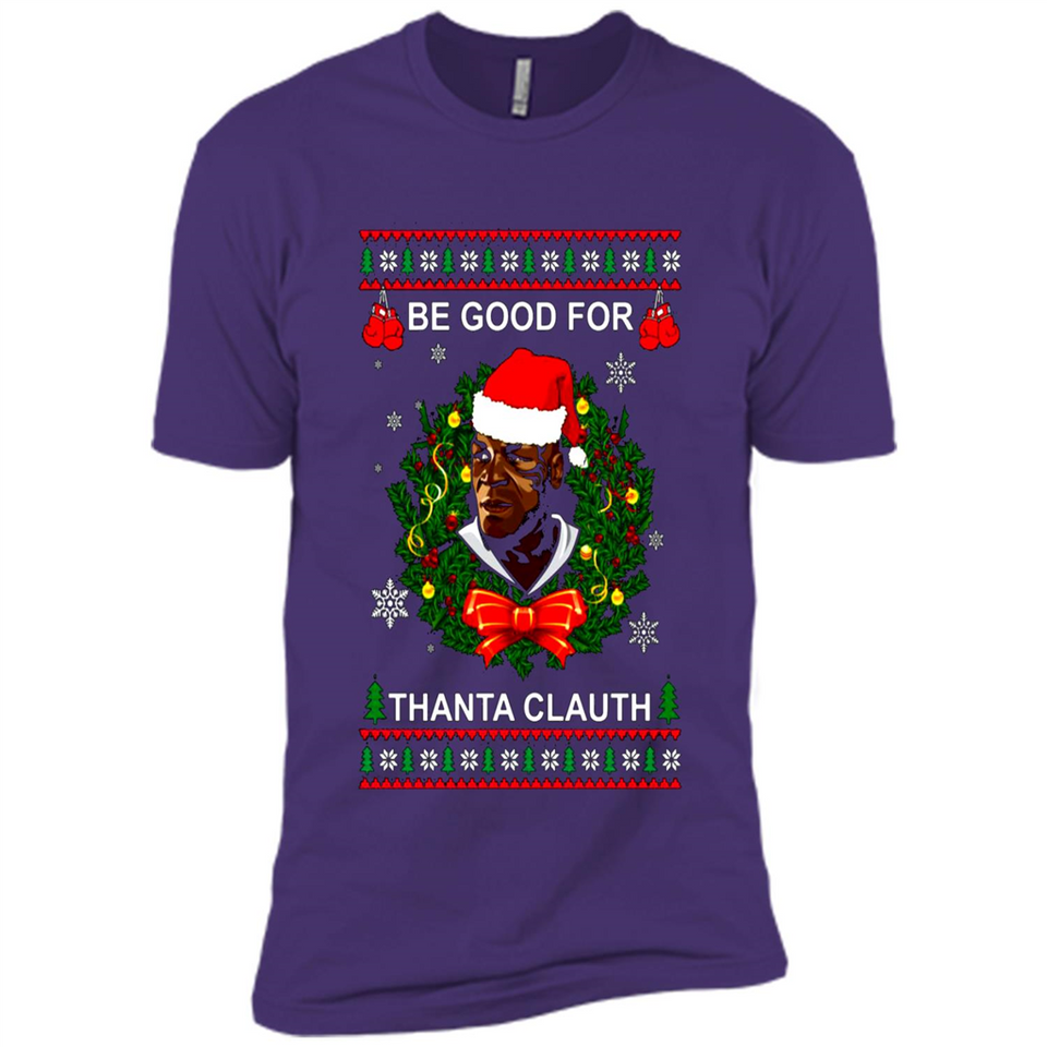 Mike Tyson Thanta Clauth Santa Claus Christmas sweater PINGPONG